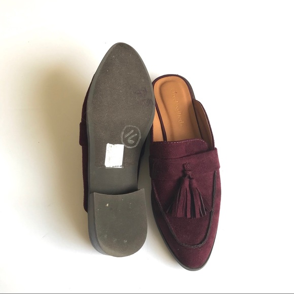 Maroon Tassel Loafers - Picture 3 of 3